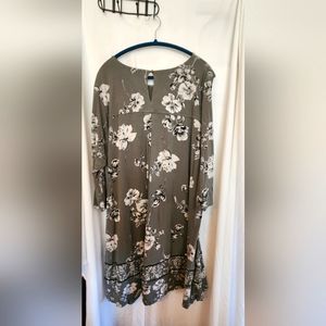 J Jill 3/4 Sleeve Swing Dress 3x